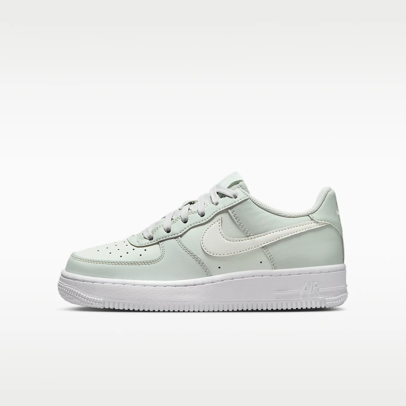 Nike Air Force 1, Light Silver/Spruce Aura/White/Sail