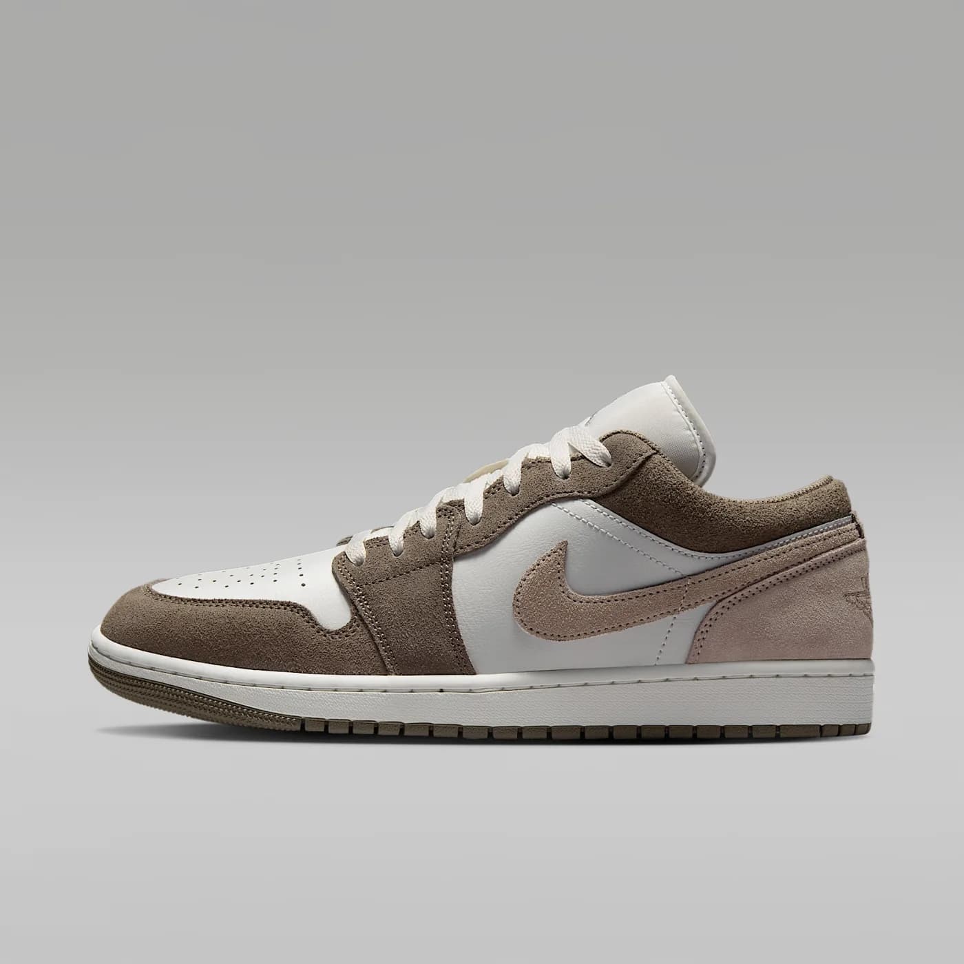 Air Jordan 1 Low, Olive Grey/Summit White/Pale Ivory/Enigma Stone