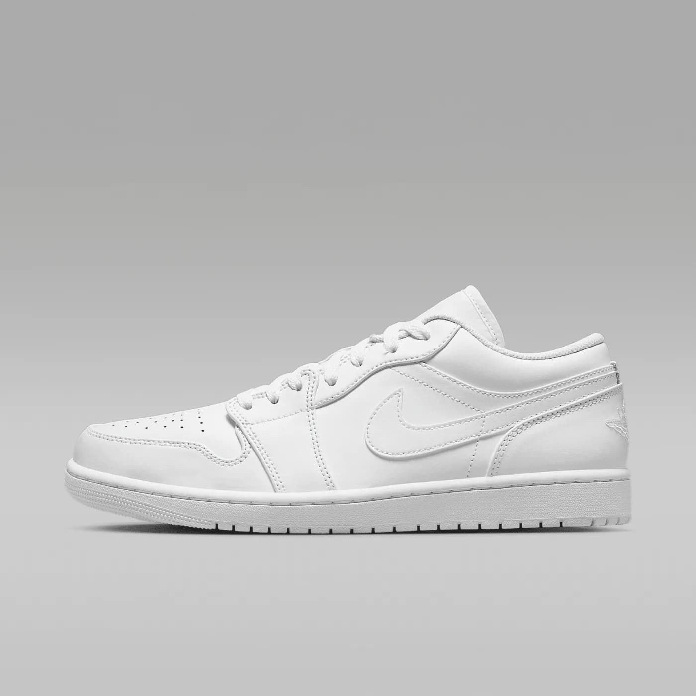 Air Jordan 1 Low, White/White/White