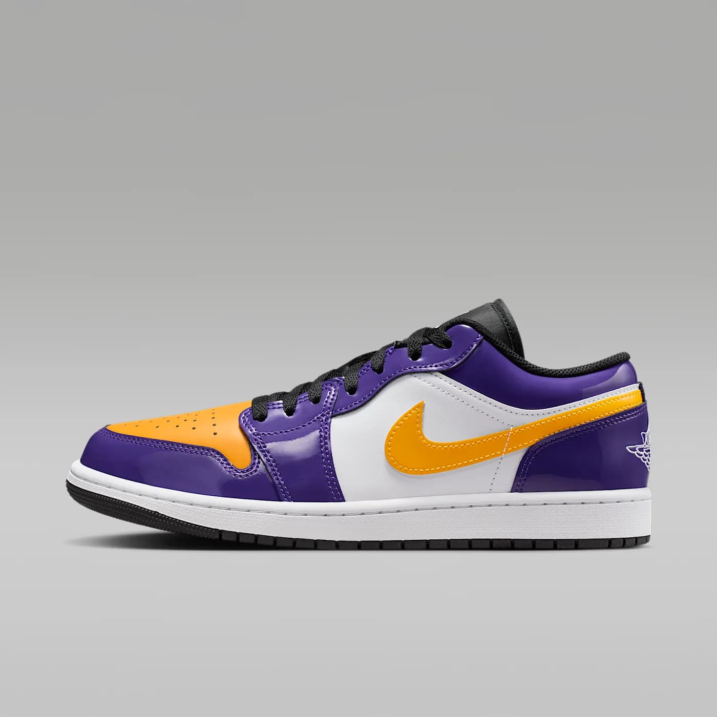 Air Jordan 1 Low SE, Court Purple/White/Black/University Gold