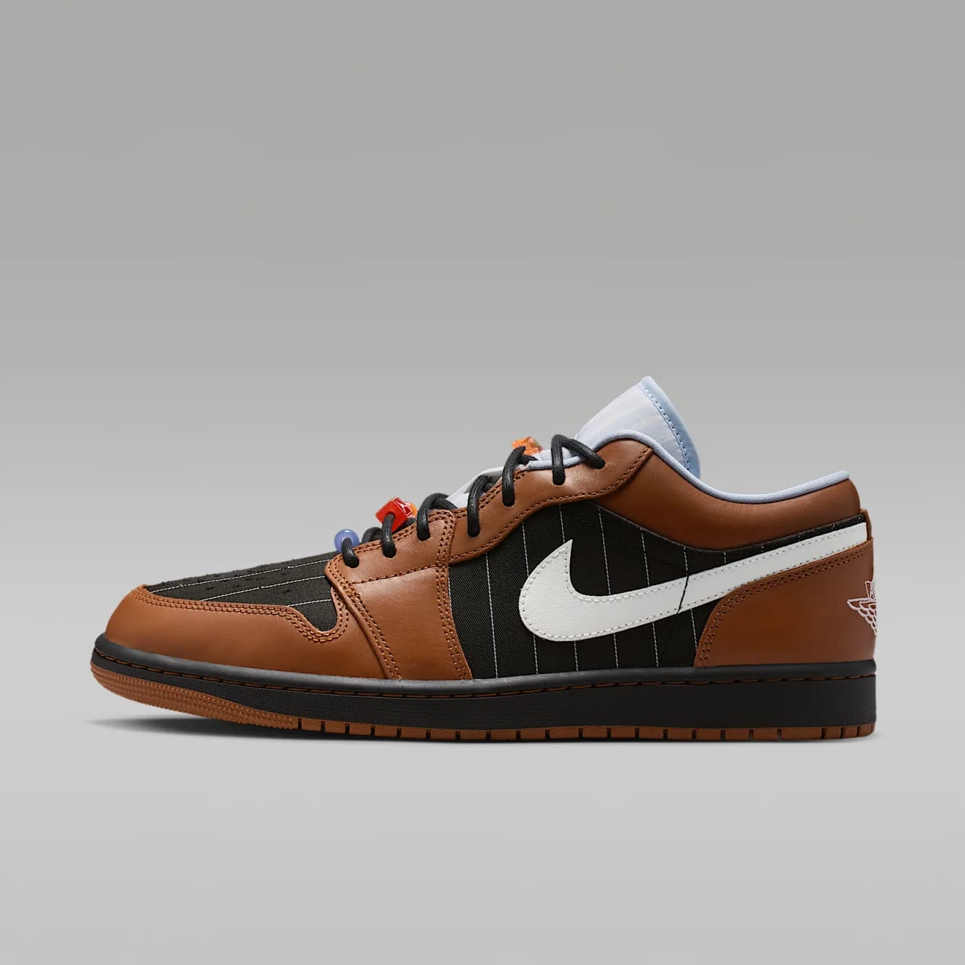 Air Jordan 1 Low SE, Black/Black/Light British Tan/Sail