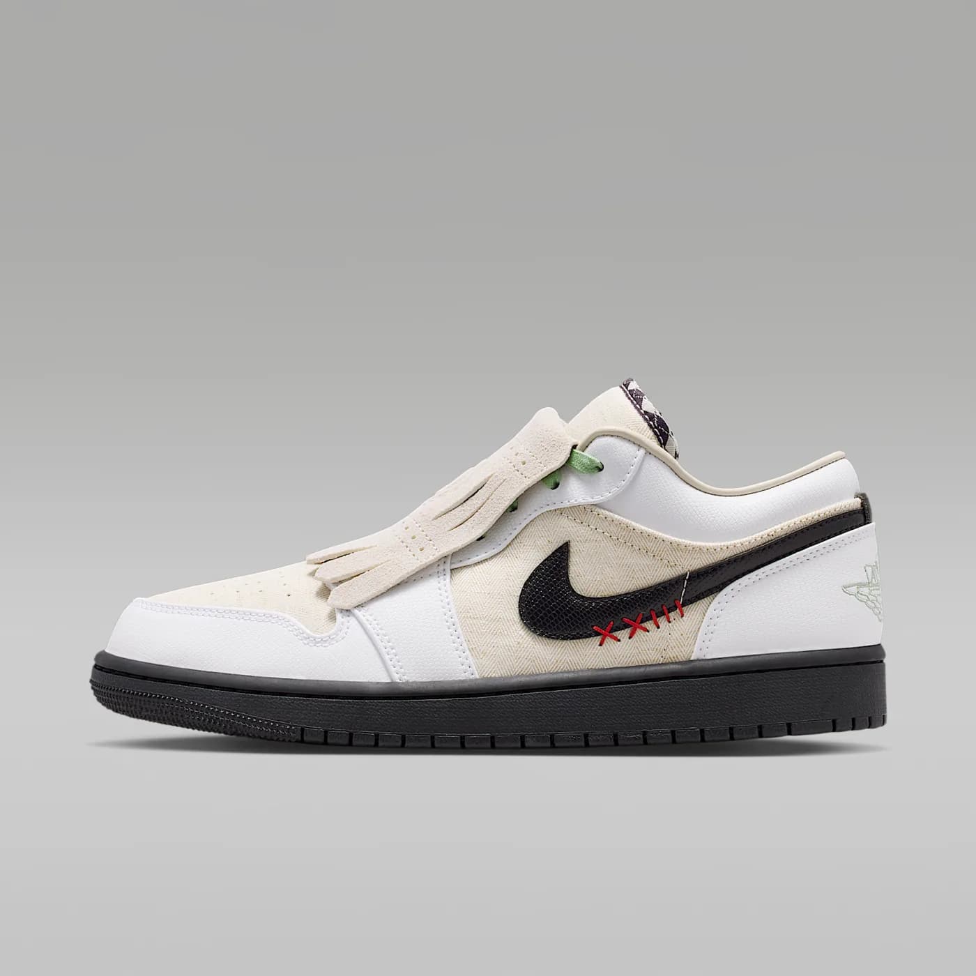 Air Jordan 1 Low SE, Light Orewood Brown/Black/Steam/White